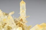 Stunning, Mango Quartz Crystal Cluster - Cabiche, Colombia #188370-3